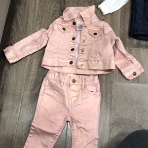 Pink jacket and jeans 18 months